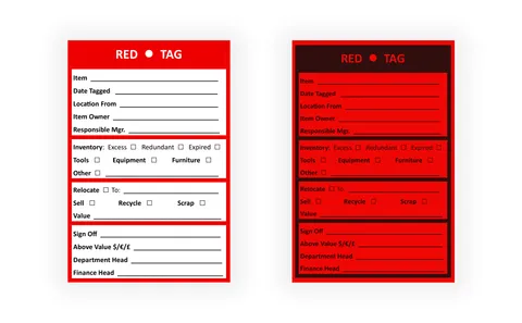 5S Red Tags