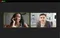 Two people meeting on video conferencing software.
